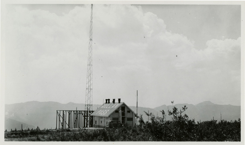 A shot of the radio station at Lookout Pass in the off-season.