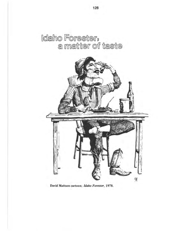 This chapter covers the student publication, The Idaho Forester, which ran from 1917-1997. For an 80 year-old publication, The Idaho Forester underwent times of struggle and success, editorial and design changes, and eventual recogition from the Society of American Foresters in 1979.