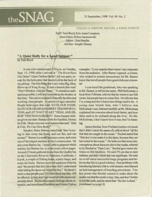 The Snag, Vol. 99, No. 2