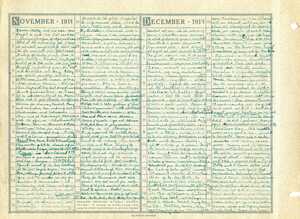 November-December Daily Diary