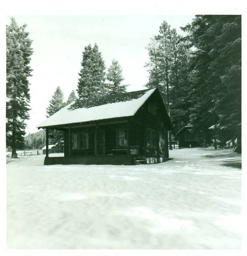The ranger's residence at the Moose Creek Ranger Station, Bitterroot National Forest.