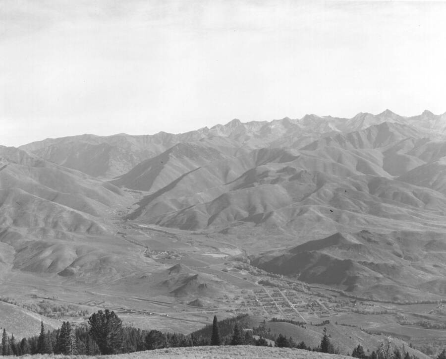 View of Ketchum, Idaho.