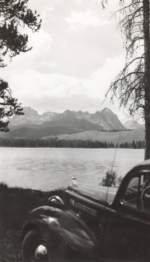 Photo text: 'Red Fish Lake. Headwaters of the Salmon, River, Idaho. July 28, 1939.' This image is part of a Rivers and Harbors series.