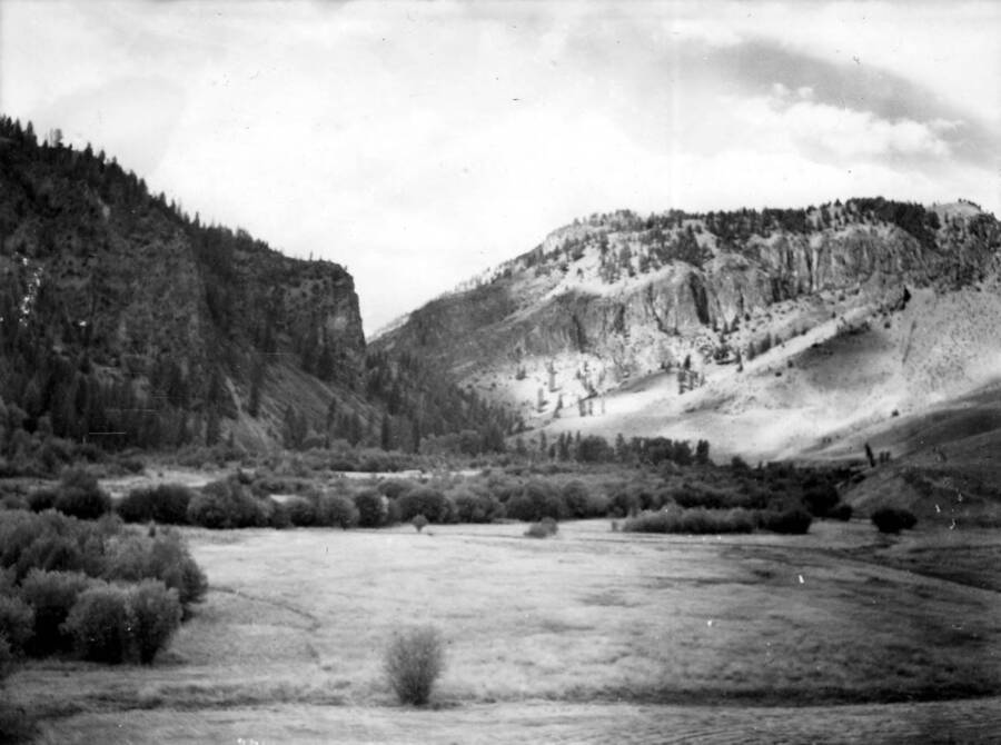 The Big Creek meadows within the Idaho Primitive Area, Salmon-Challis National Forest.