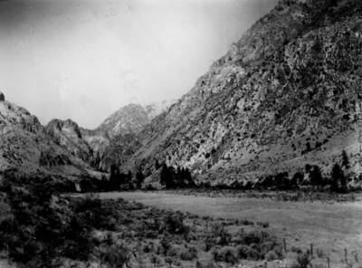 Bisnard [Bernard] Creek Landing Field, below Candall Ranch in the Salmon-Challis National Forest.