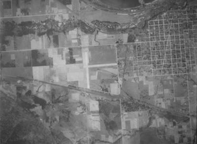 Vertical aerial image north end of Sandpoint and Lake Pend Oreille near the outlet of the Pend Oreille River (2 of 2).