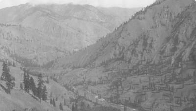 This is image is part of a report on the proposed Payette Forest Reserve by R.E. Benedict, 1904.