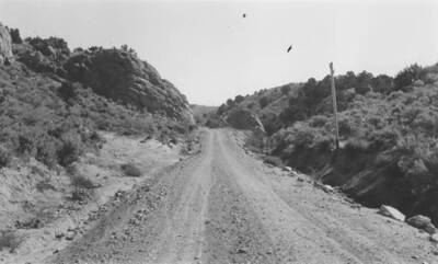 Project 135, Truck trail maintenance, $2340. Approximately 66 miles of trail maintained and in good condition. Funds practically exhausted.' Note: This image is part of a report by V.W. Balderson to Director of Indian Affairs, D.E. Murphy on CCC-Indian Division Projects completed by the Fort Hall Agency, Fort Hall, Idaho.
