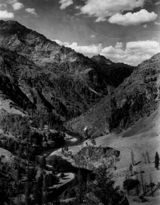 The middle fork of the Salmon River in the Salmon-Challis National Forest.
