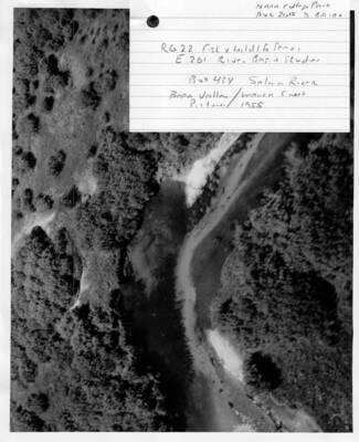 An aerial photograph of Bear Valley and March Creek.