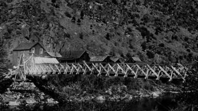 Bridge at Shoup over Salmon River
