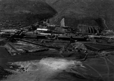 Bunker Hill Mill owned by Bunker Hill Mining Co. in Kellogg, Idaho.