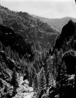 Marble Creek in Payette National Forest, canyon