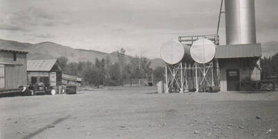 Photo text: 'Salmon River Recon. Farm land just below Salmon, Idaho. Hand held at high water mark.' This image is part of a Rivers and Harbors series.