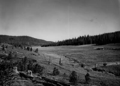 Cold Meadows airstrip and plane