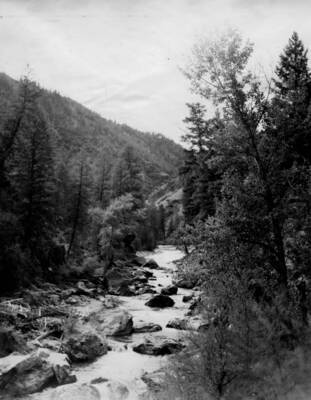 Rapids on Marble Creek in the Salmon-Challis National Forest.