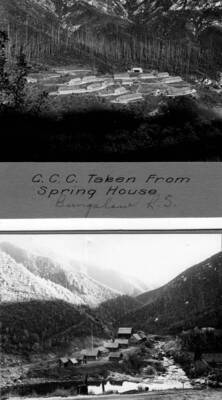CCC Camp taken from Spring house