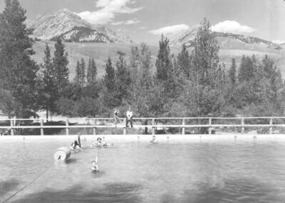 This is image is part of a photo album dated in the 1930's.