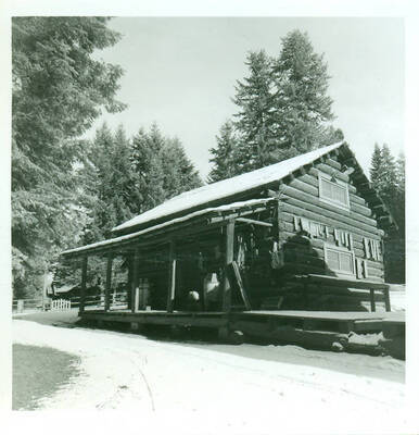 The commissary building at the Moose Creek Ranger Station, Bitterroot National Forest.