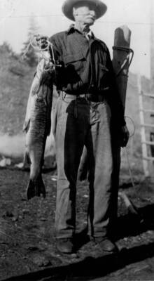 A substantial biography of Ned Bennett is include with the image. A geographic note: A creek flowing into Lower Loon Creek was named Bennett after Mr. Bennett. However, at some point, Powder and Bennett Creeks' names were switched make Bennett Powder Creek and vice versa.