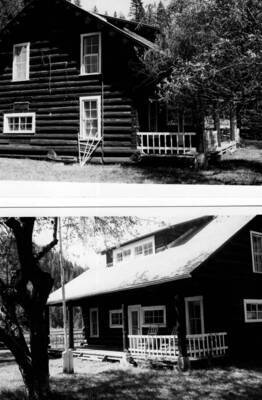 O'Hara Ranger Station, main building front and side