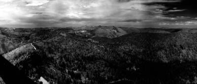 View from Oregon Butte Lookout toward Sawtooth Range