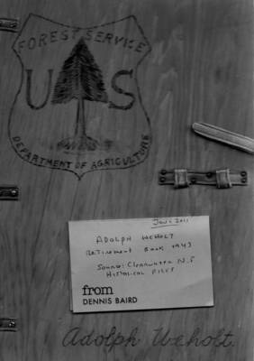 This image was located in the retirement book of Adolph Weholt.