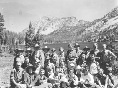 This is image is part of a photo album dated in the 1930's.