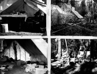 Forest crew camp setup, Salmon National Forest