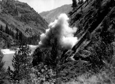 Photo text: 'A CCC job. July 1935.'