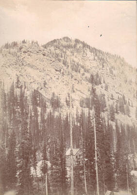 Photo text: 'Crystal Butte, Lake Creek, Buffalo Hump, Idaho.'