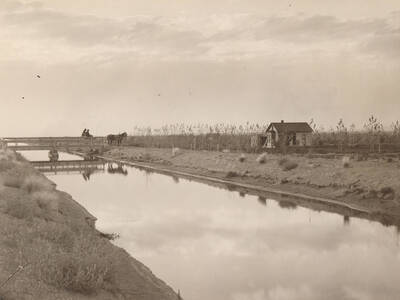 Photo text: '400 Min P.D. Lambert Ranch near Rupert' Note: This image is part of records for Bureau of Reclamation projects.