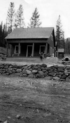 People and children at Seafoam Ranger Station