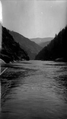 A view of the Salmon River just below Big Mallard in the Salmon-Challis National Forest.