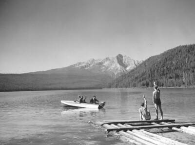 This is image is part of a photo album dated in the 1930's.