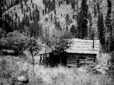 Photo text: 'Main Salmon River. Raven Creek.'