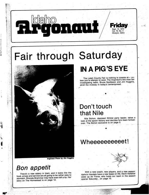 The Argonaut - September 13, 1974