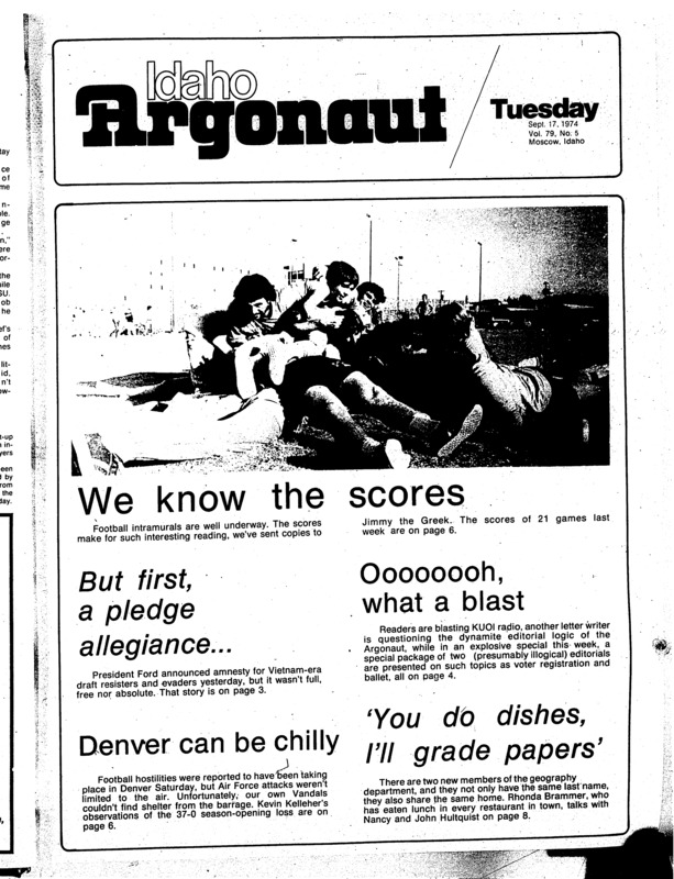 The Argonaut - September 17, 1974