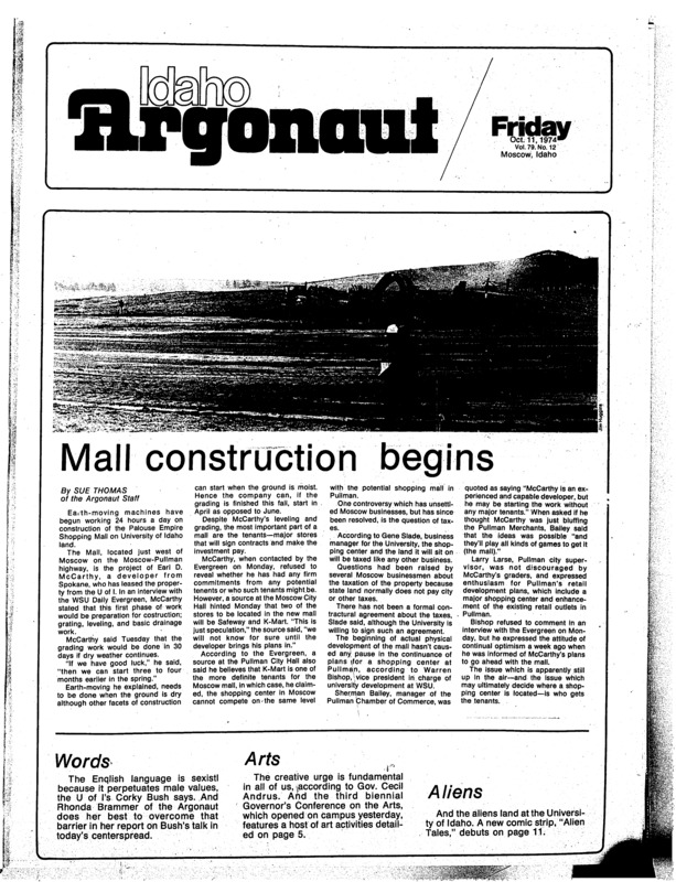 The Argonaut - October 11, 1974