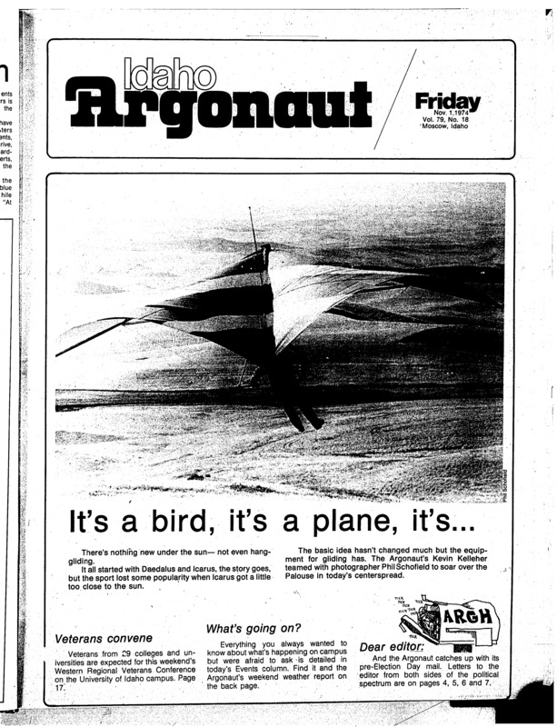 The Argonaut - November 01, 1974