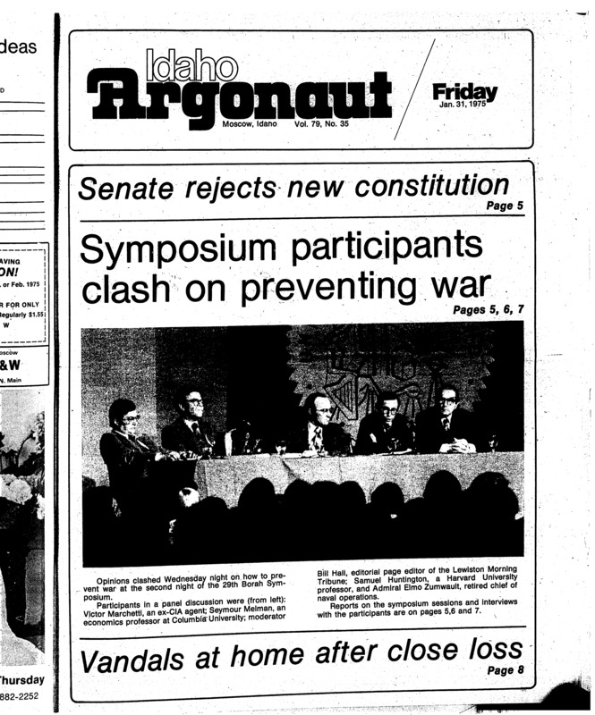 The Argonaut - January 31, 1975