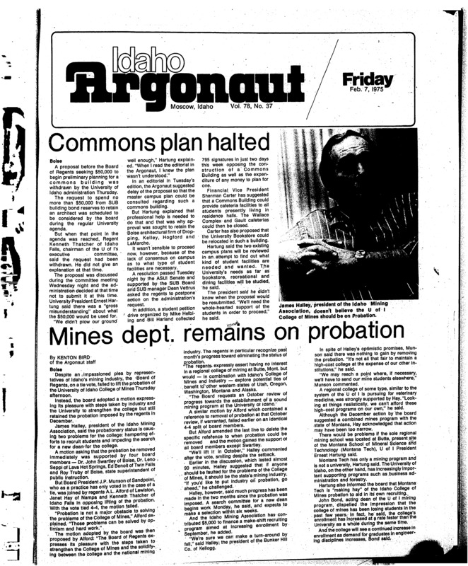 The Argonaut - February 07, 1975