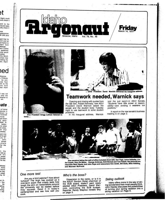 The Argonaut - March 14, 1975