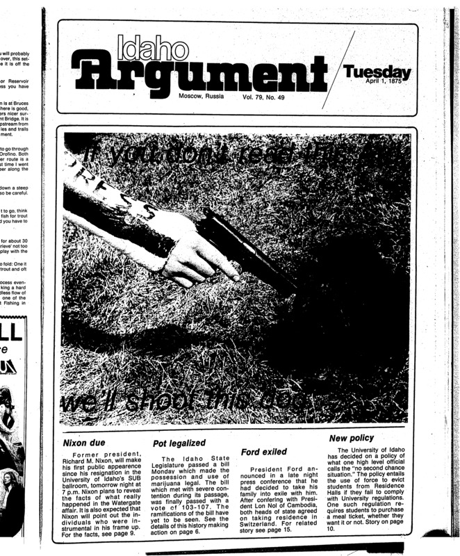 The Argonaut - April 01, 1975