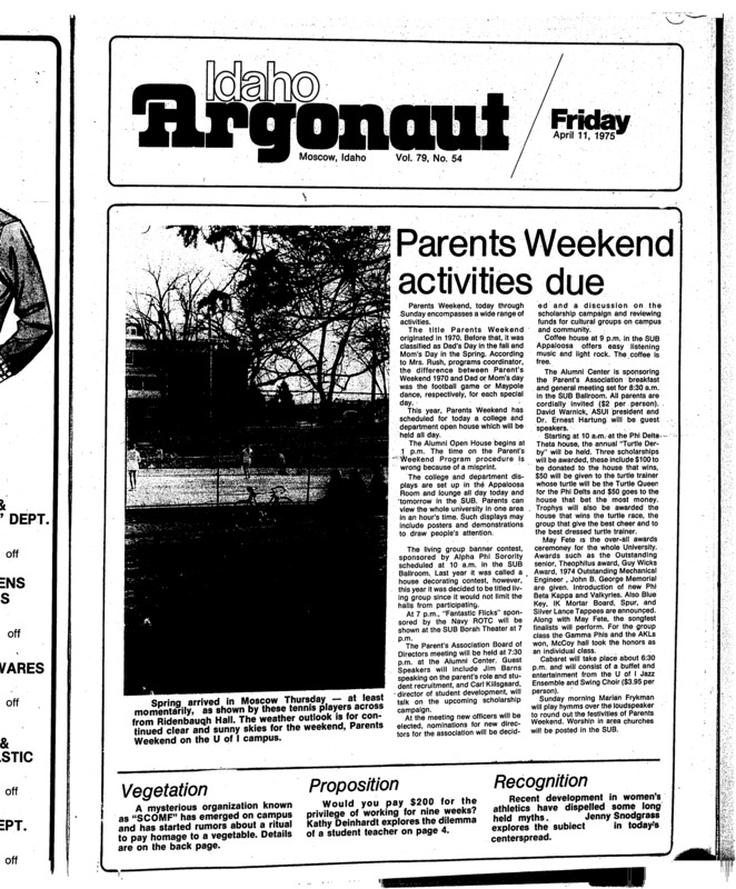 The Argonaut - April 11, 1975