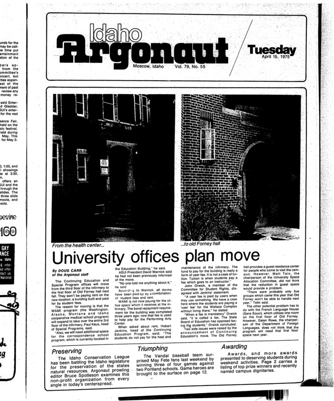 The Argonaut - April 15, 1975