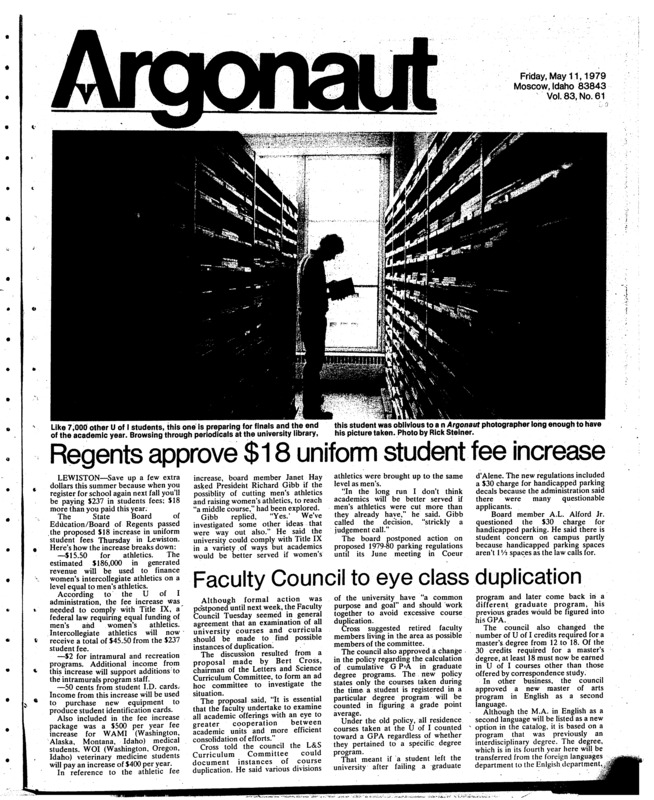 The Argonaut - May 11, 1979