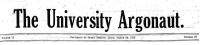 Masthead from Argonaut 1913
