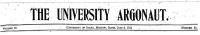 Masthead from Argonaut 1914