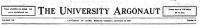 Masthead from Argonaut 1918